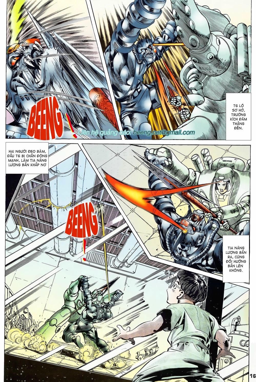 Truyện Tranh Long Hổ 5 Thế trang 8