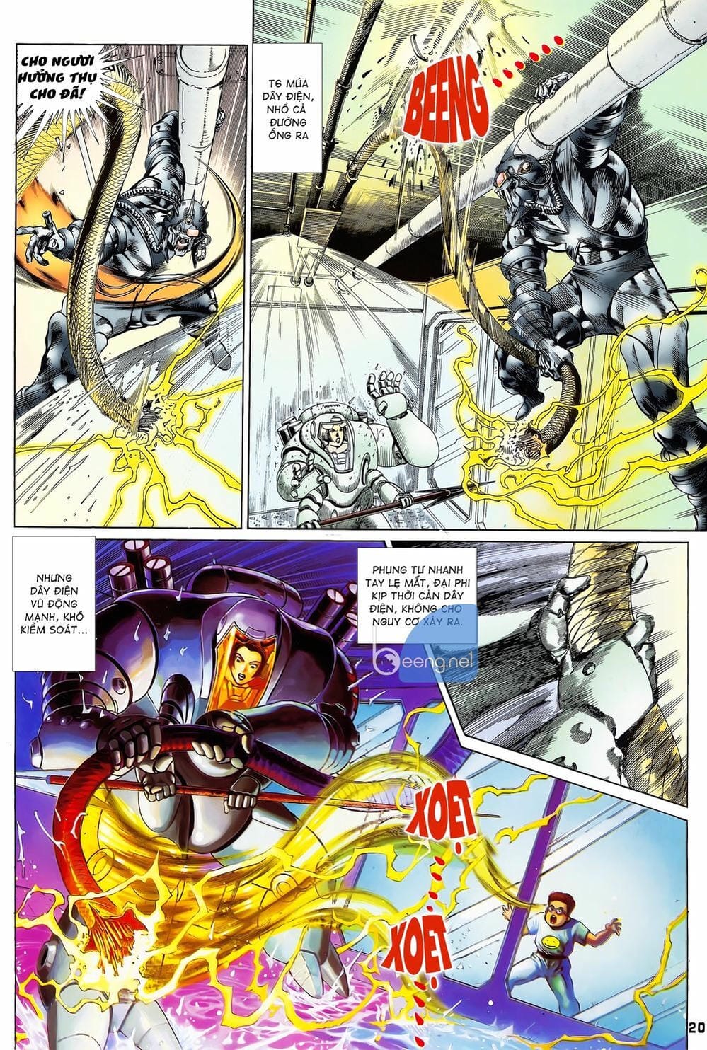 Truyện Tranh Long Hổ 5 Thế trang 8