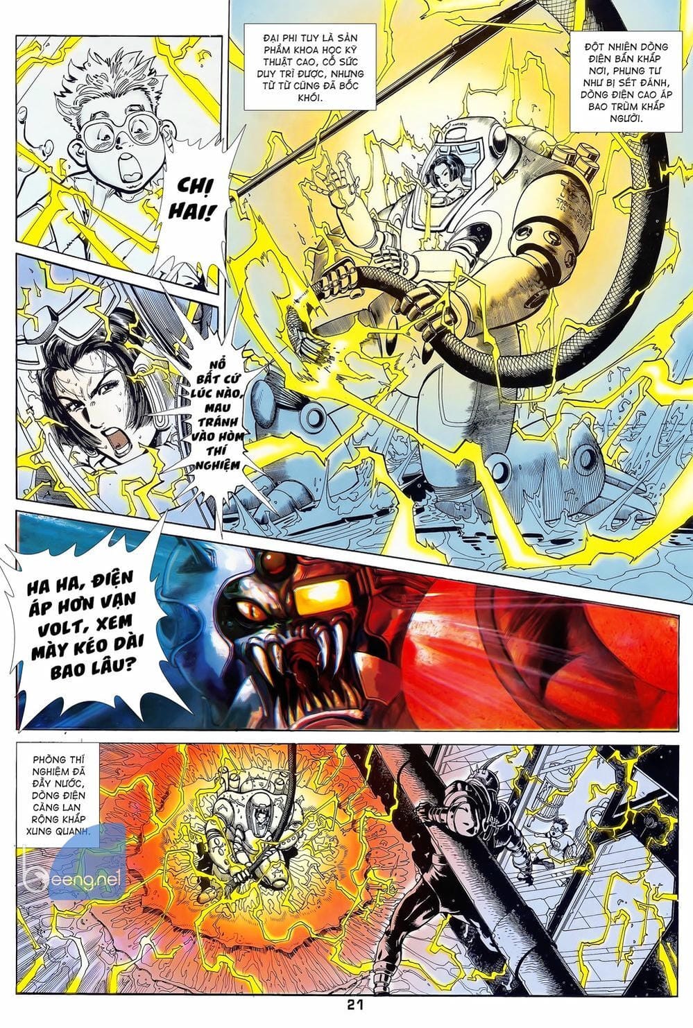 Truyện Tranh Long Hổ 5 Thế trang 8