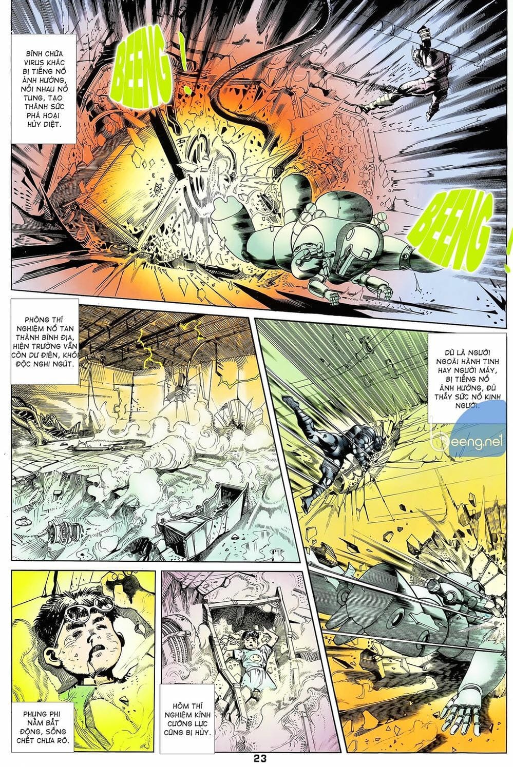 Truyện Tranh Long Hổ 5 Thế trang 8