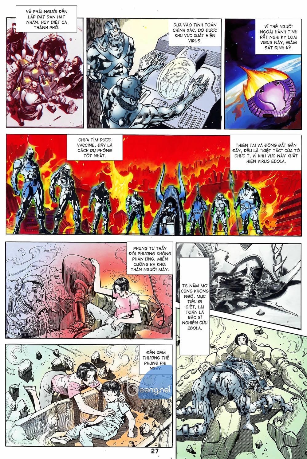 Truyện Tranh Long Hổ 5 Thế trang 8