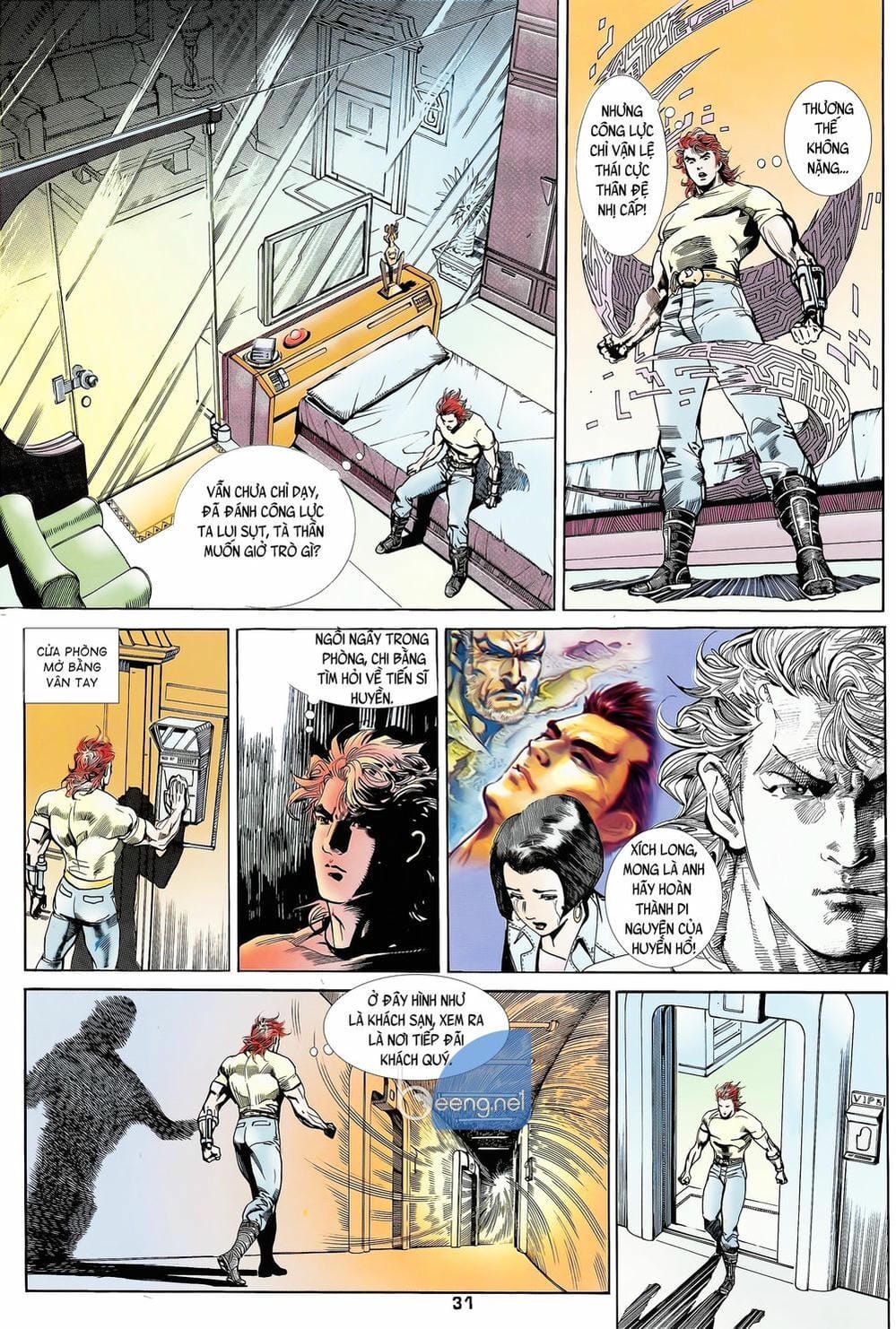 Truyện Tranh Long Hổ 5 Thế trang 8