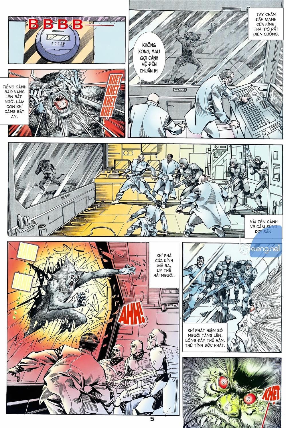 Truyện Tranh Long Hổ 5 Thế trang 8