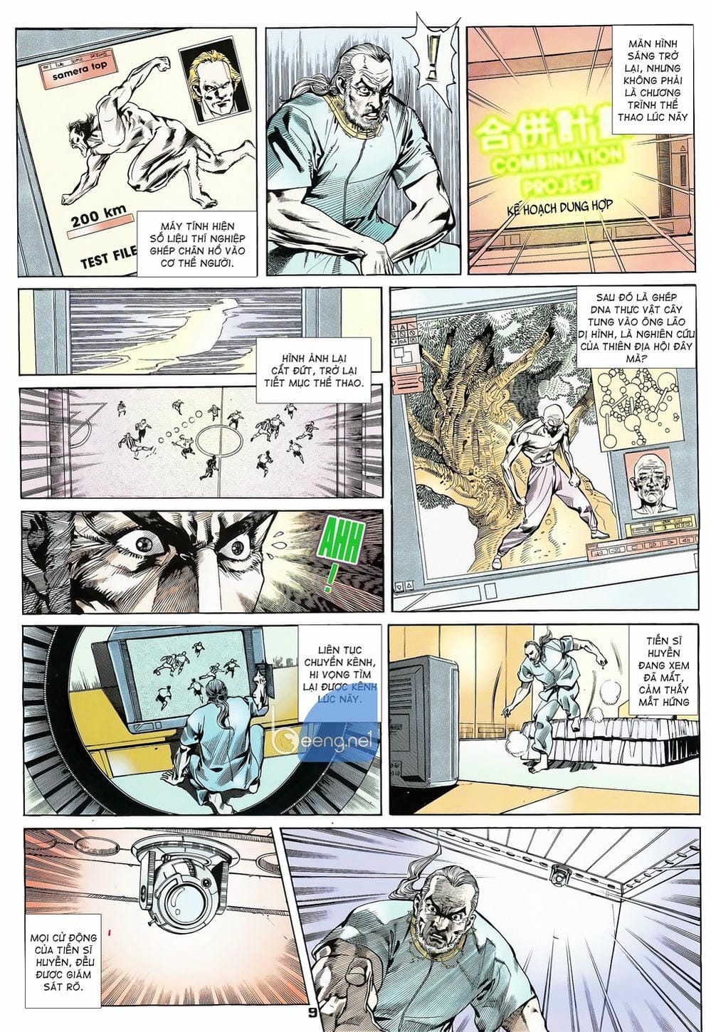 Truyện Tranh Long Hổ 5 Thế trang 8