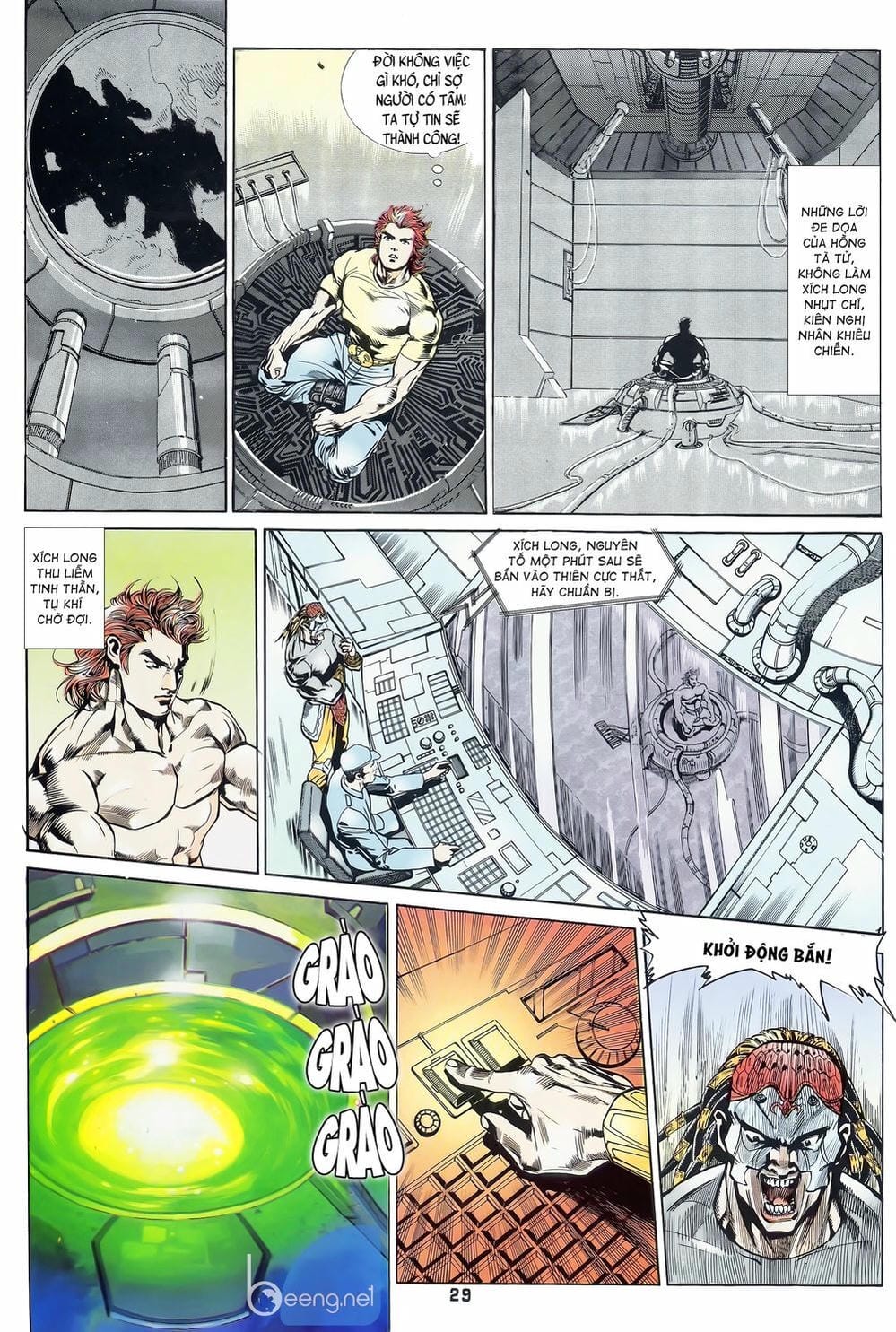 Truyện Tranh Long Hổ 5 Thế trang 8