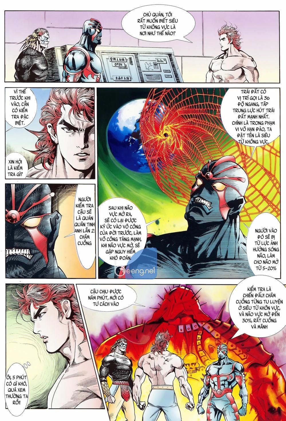 Truyện Tranh Long Hổ 5 Thế trang 8