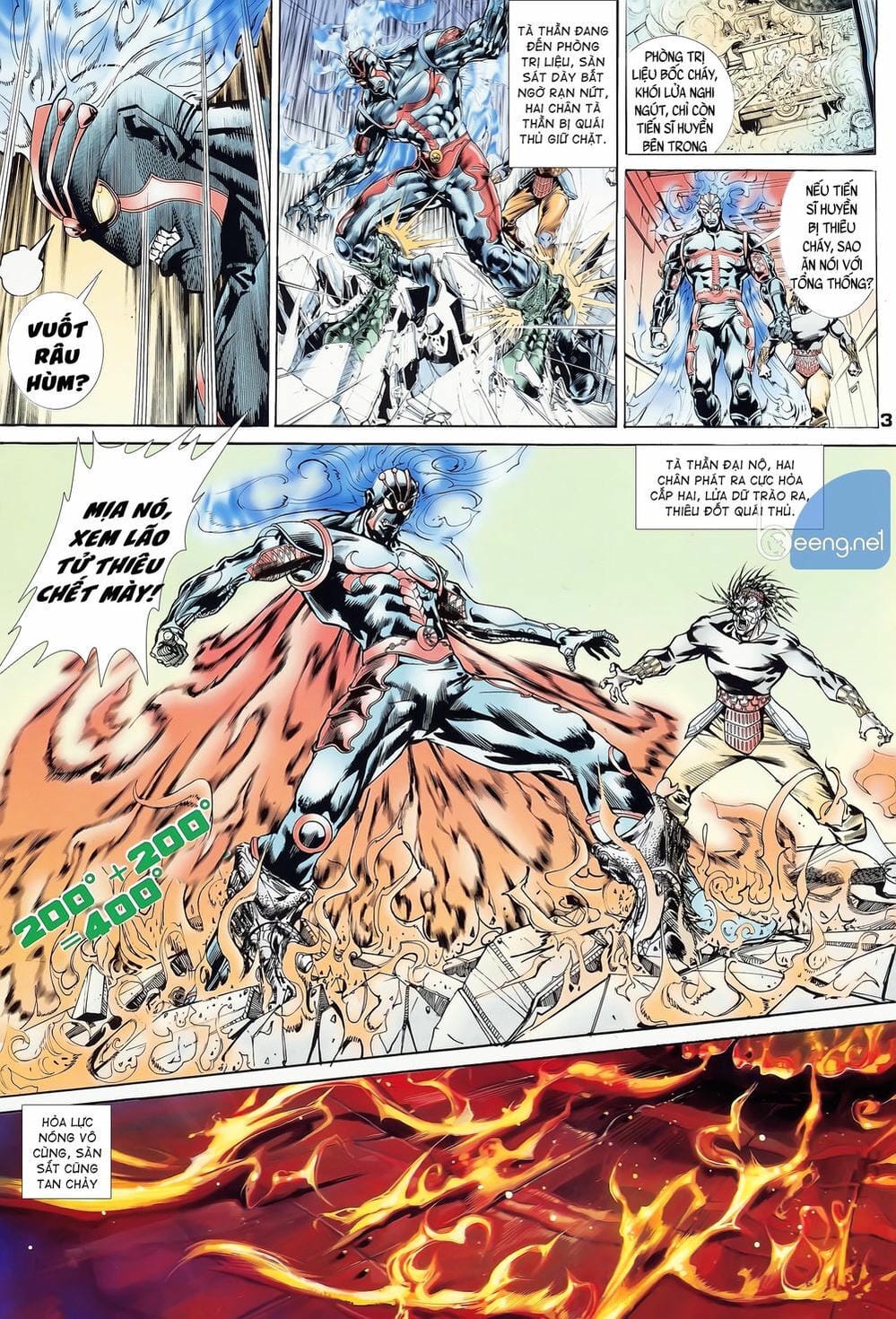 Truyện Tranh Long Hổ 5 Thế trang 8