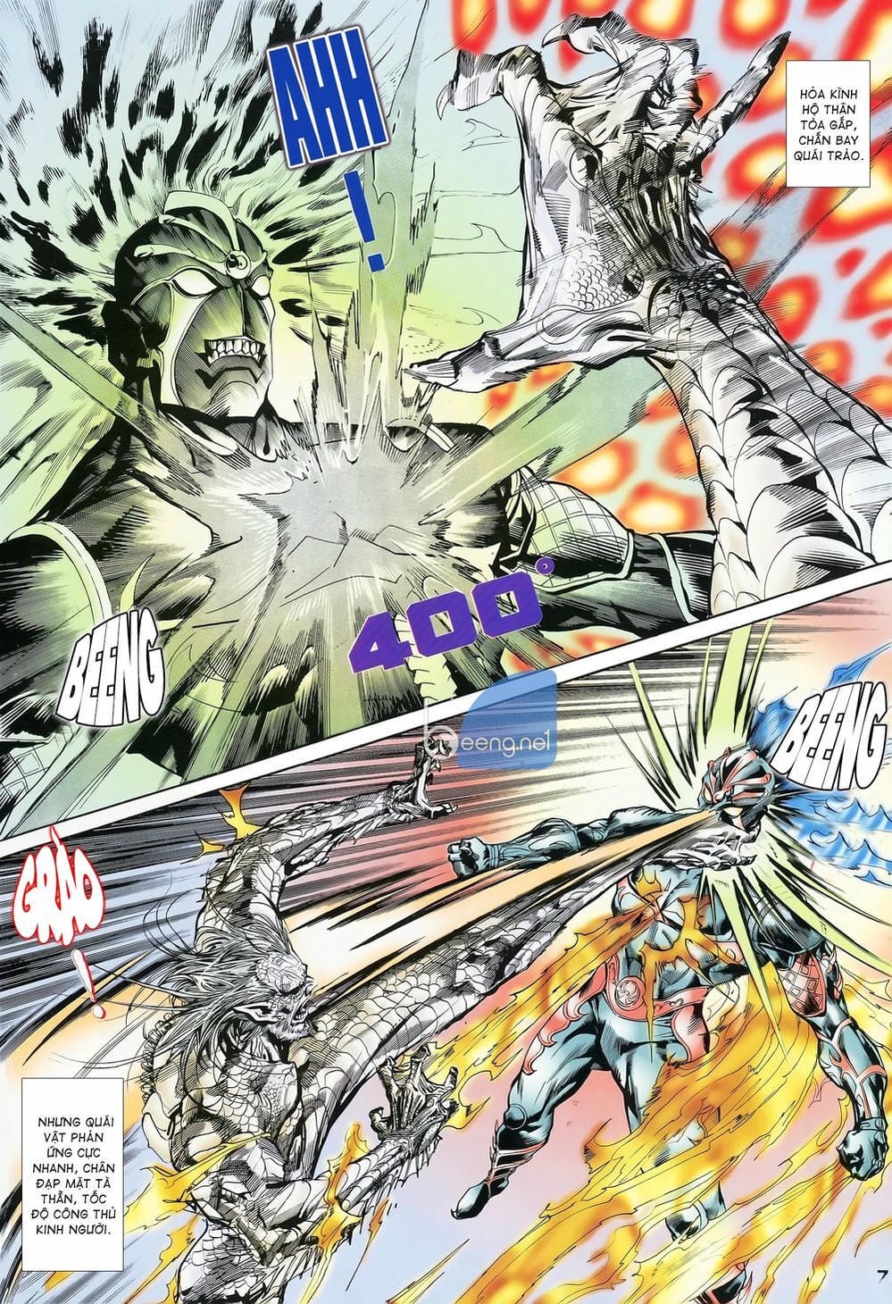 Truyện Tranh Long Hổ 5 Thế trang 8