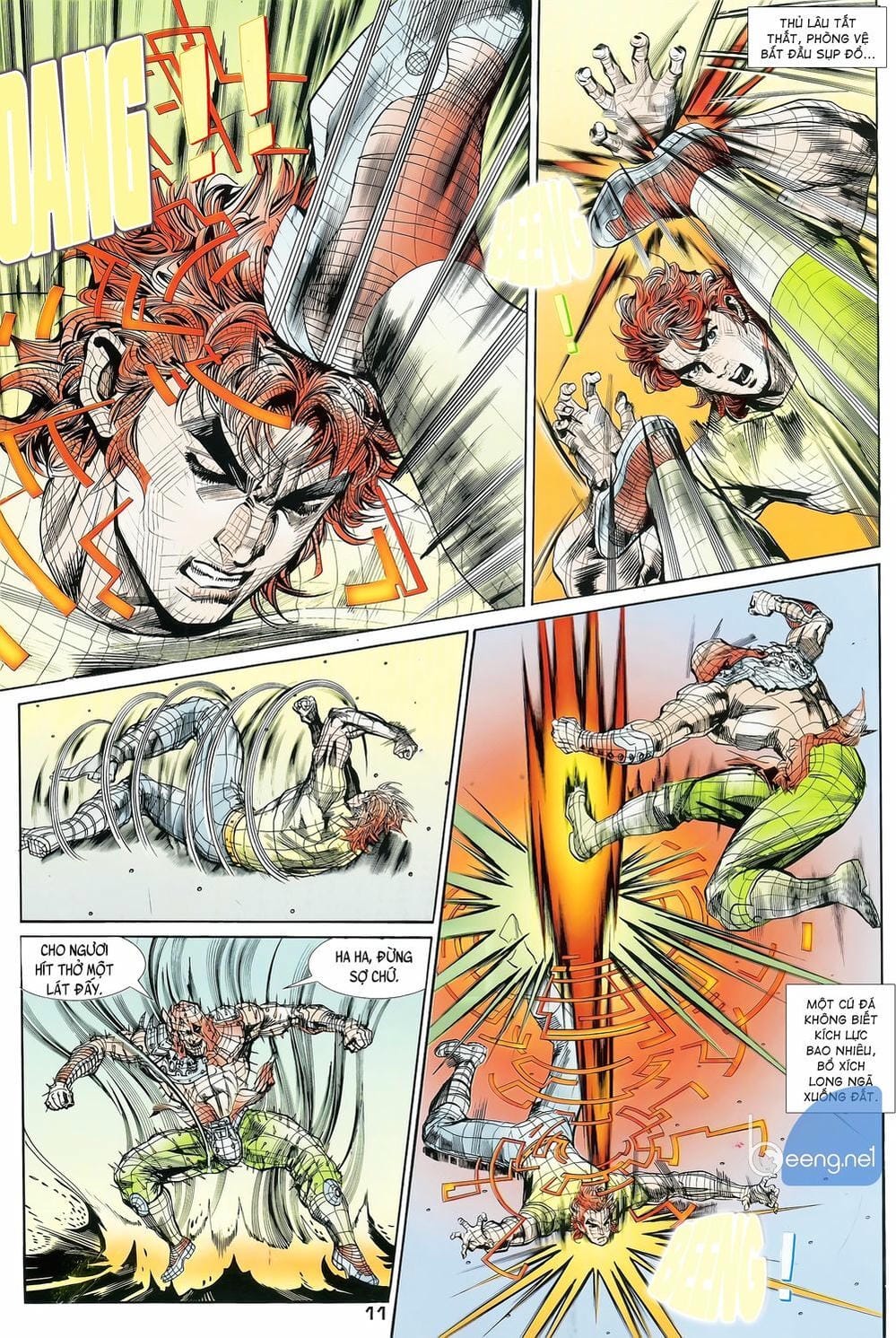 Truyện Tranh Long Hổ 5 Thế trang 8