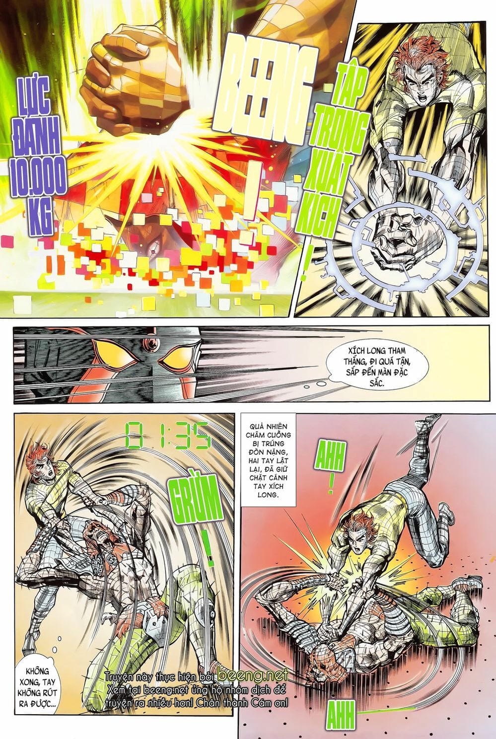 Truyện Tranh Long Hổ 5 Thế trang 8