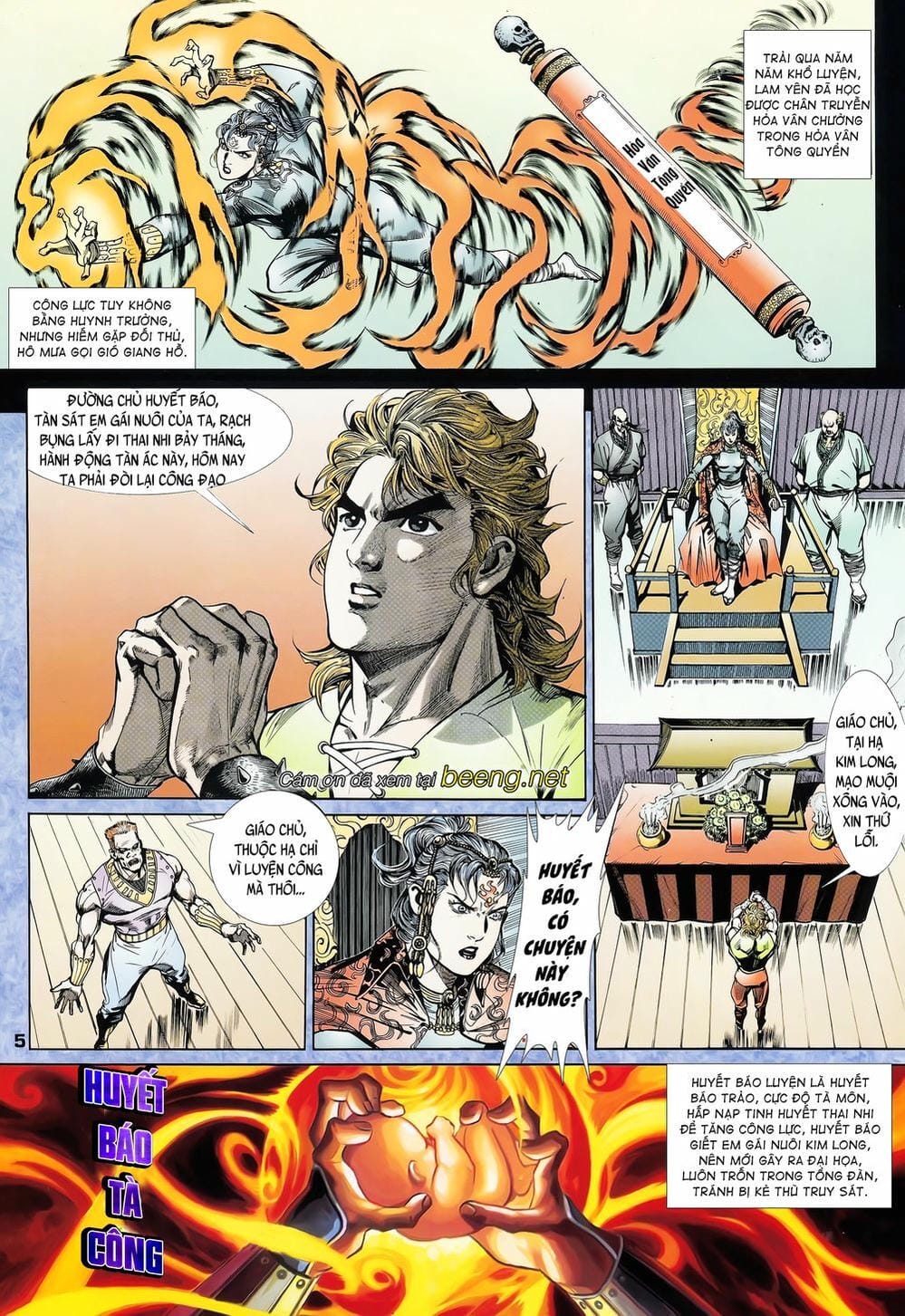 Truyện Tranh Long Hổ 5 Thế trang 8