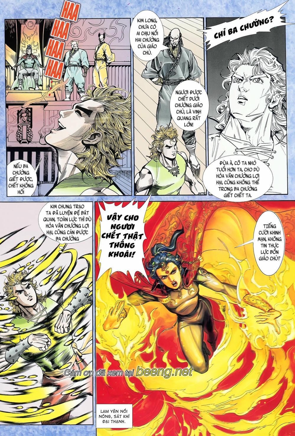 Truyện Tranh Long Hổ 5 Thế trang 8
