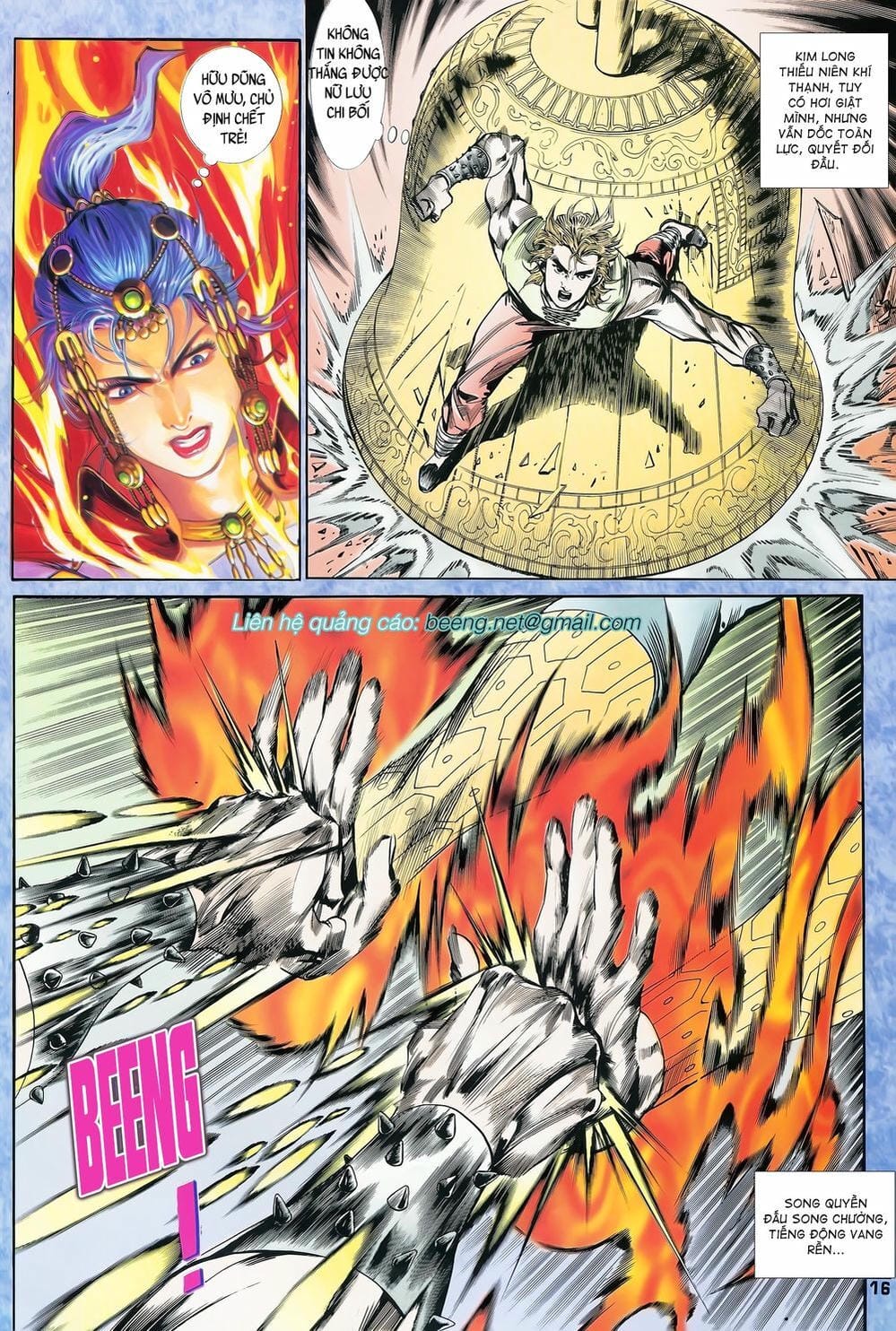 Truyện Tranh Long Hổ 5 Thế trang 8