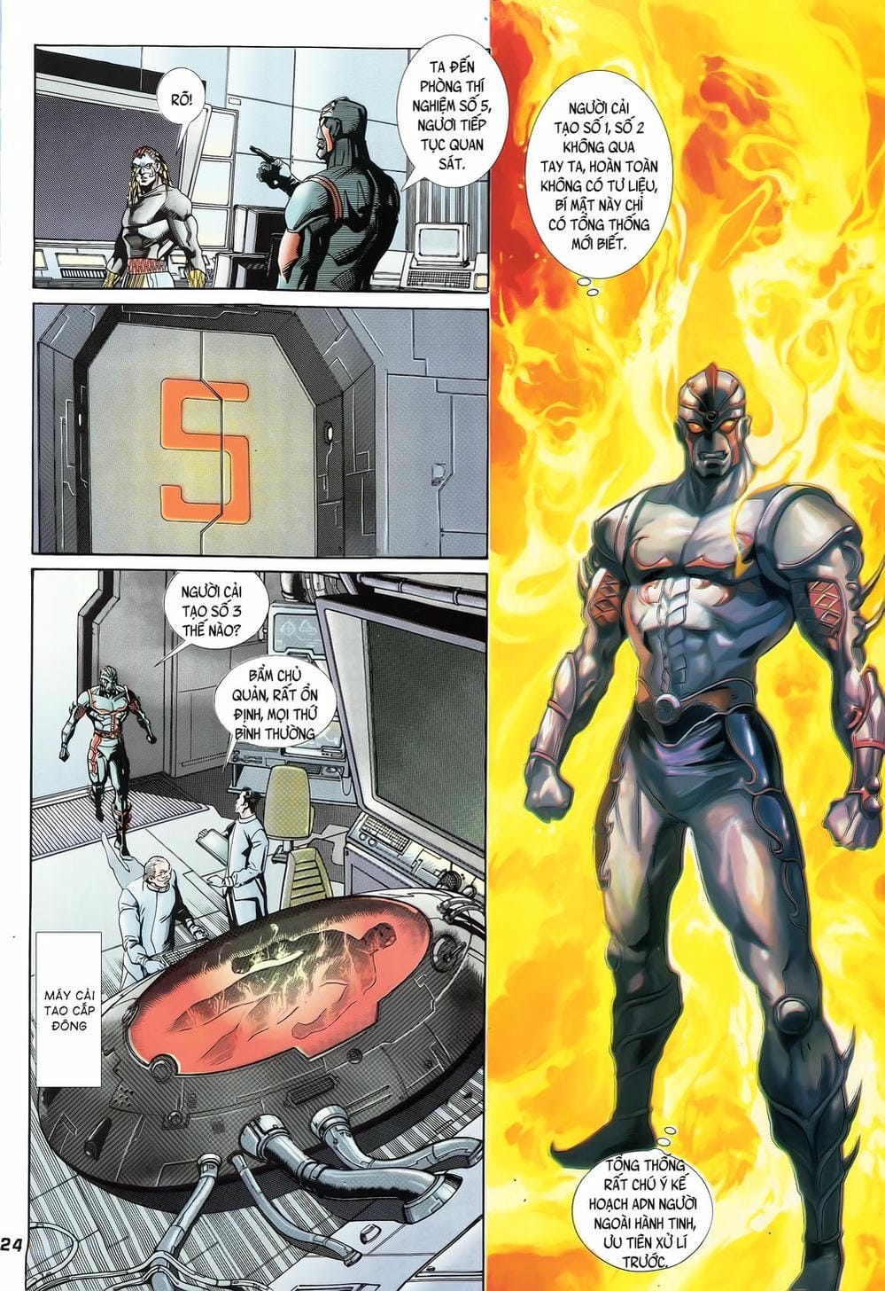 Truyện Tranh Long Hổ 5 Thế trang 8