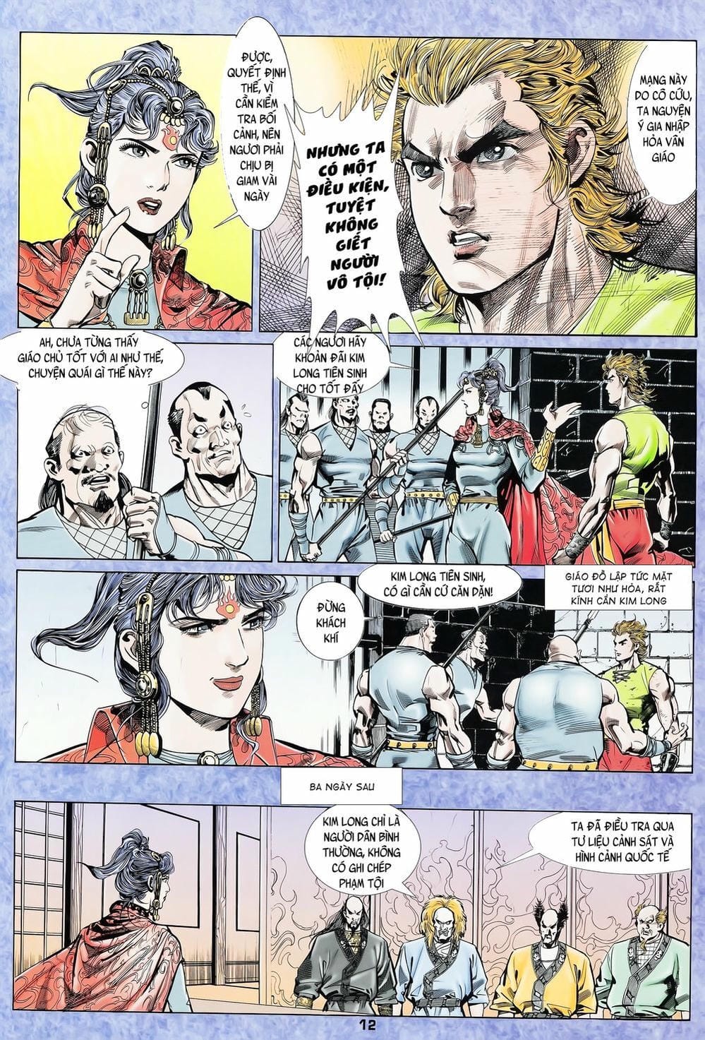 Truyện Tranh Long Hổ 5 Thế trang 8