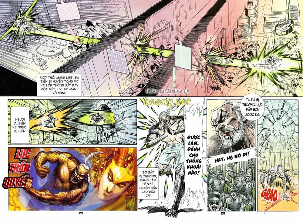 Truyện Tranh Long Hổ 5 Thế trang 8