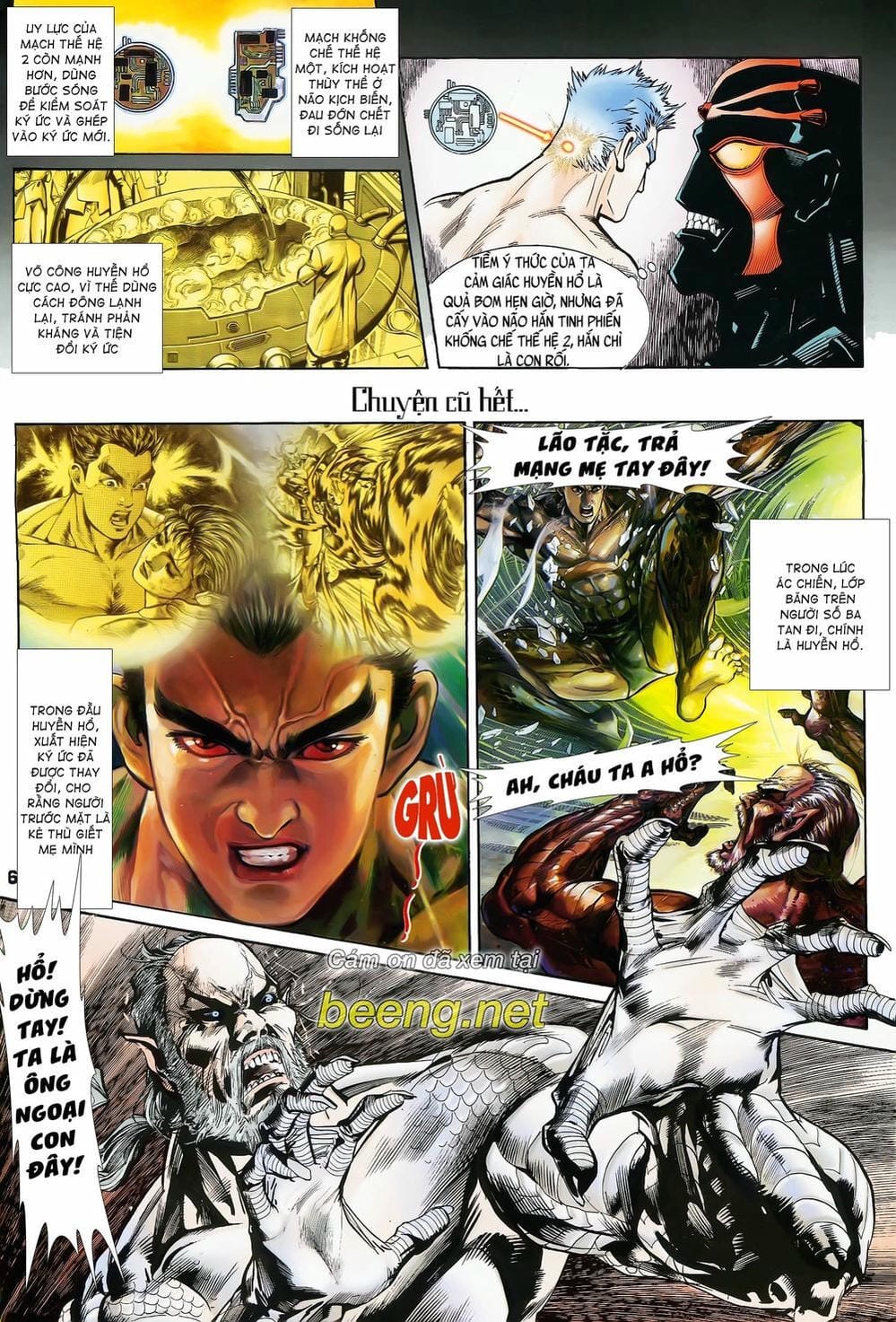 Truyện Tranh Long Hổ 5 Thế trang 8