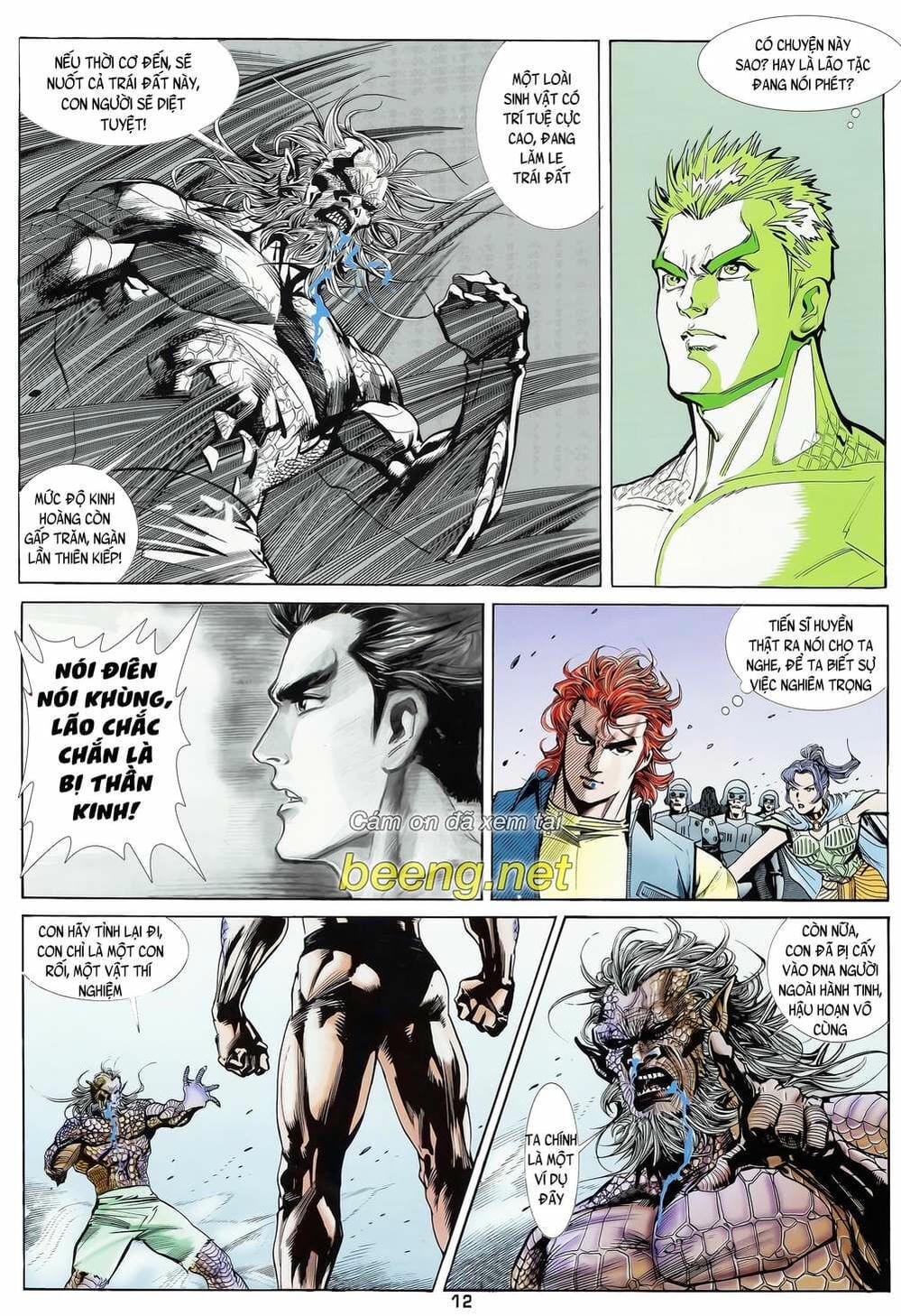 Truyện Tranh Long Hổ 5 Thế trang 8