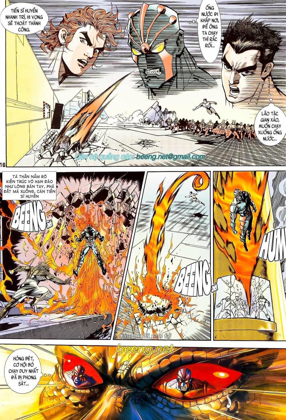 Truyện Tranh Long Hổ 5 Thế trang 8