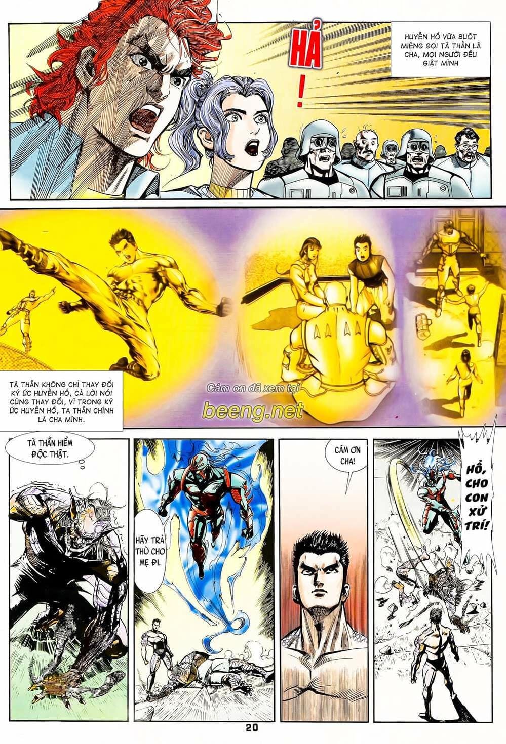 Truyện Tranh Long Hổ 5 Thế trang 8