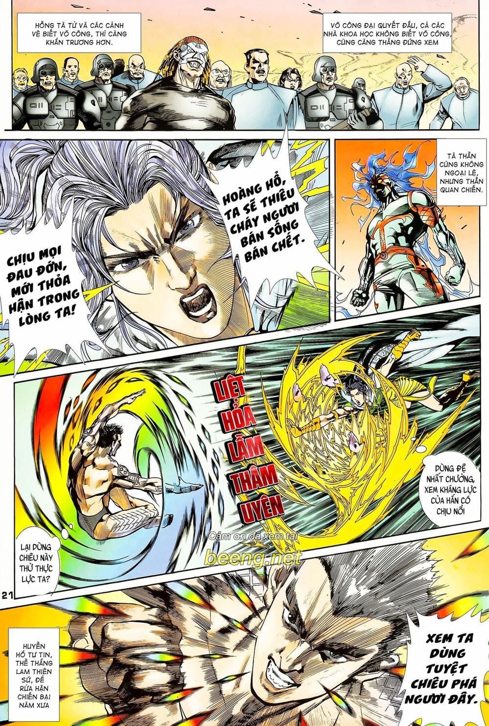 Truyện Tranh Long Hổ 5 Thế trang 8