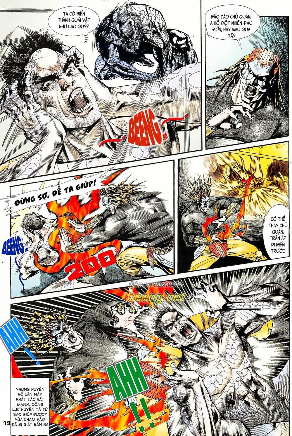 Truyện Tranh Long Hổ 5 Thế trang 8
