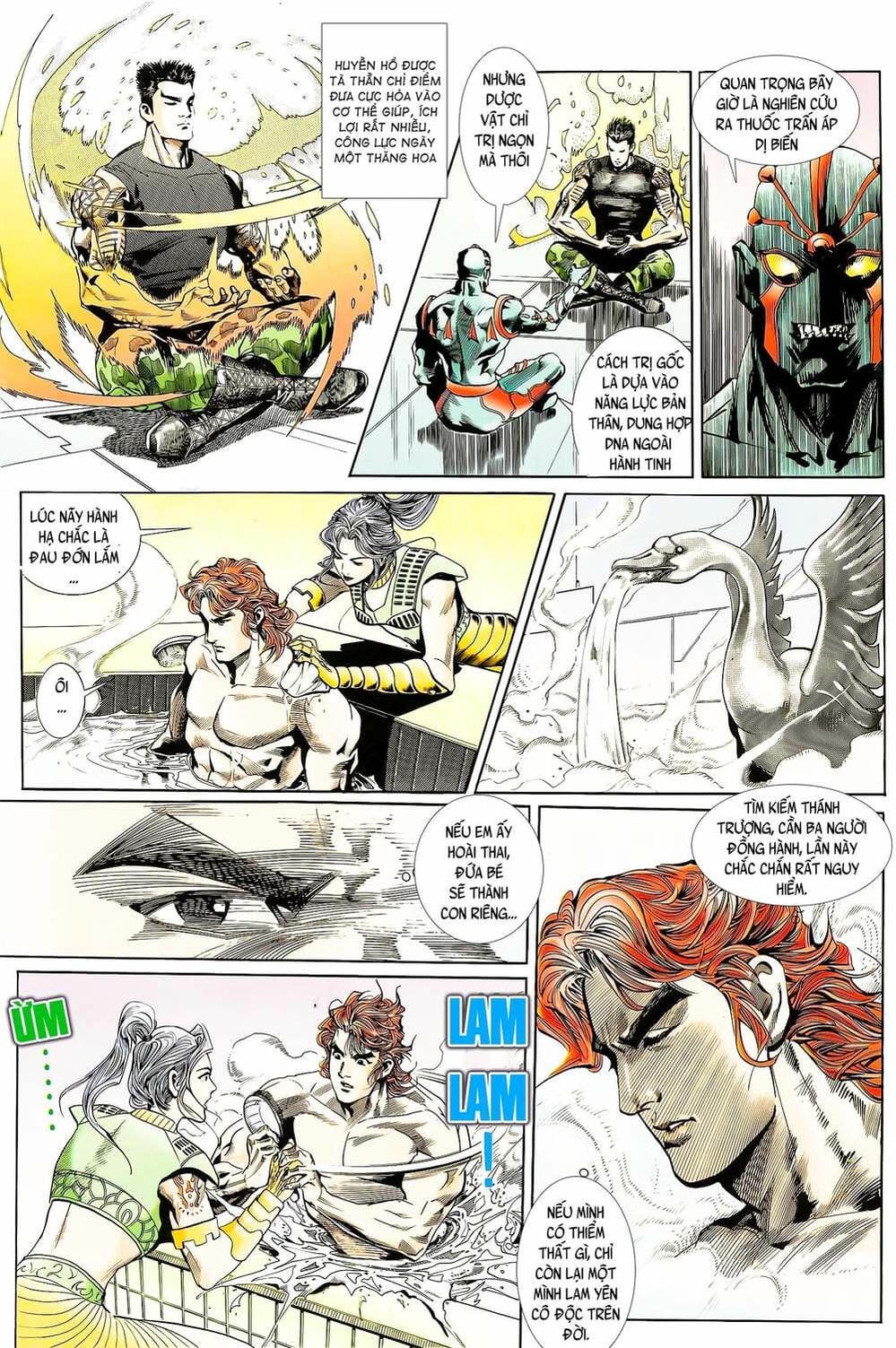 Truyện Tranh Long Hổ 5 Thế trang 8