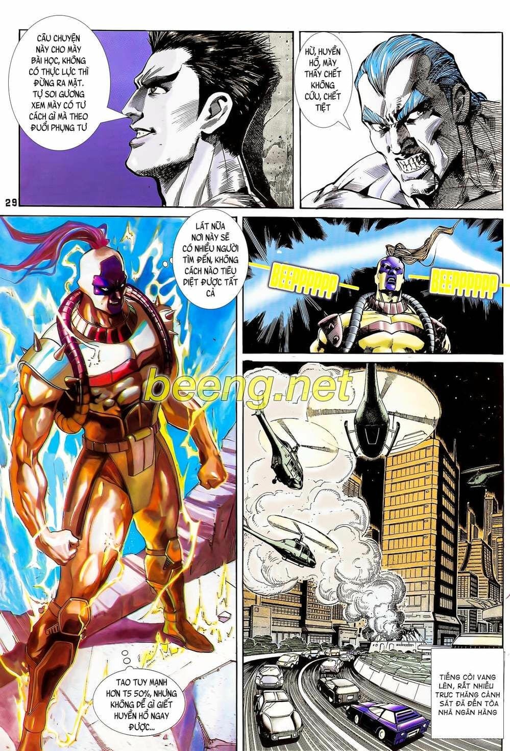 Truyện Tranh Long Hổ 5 Thế trang 8