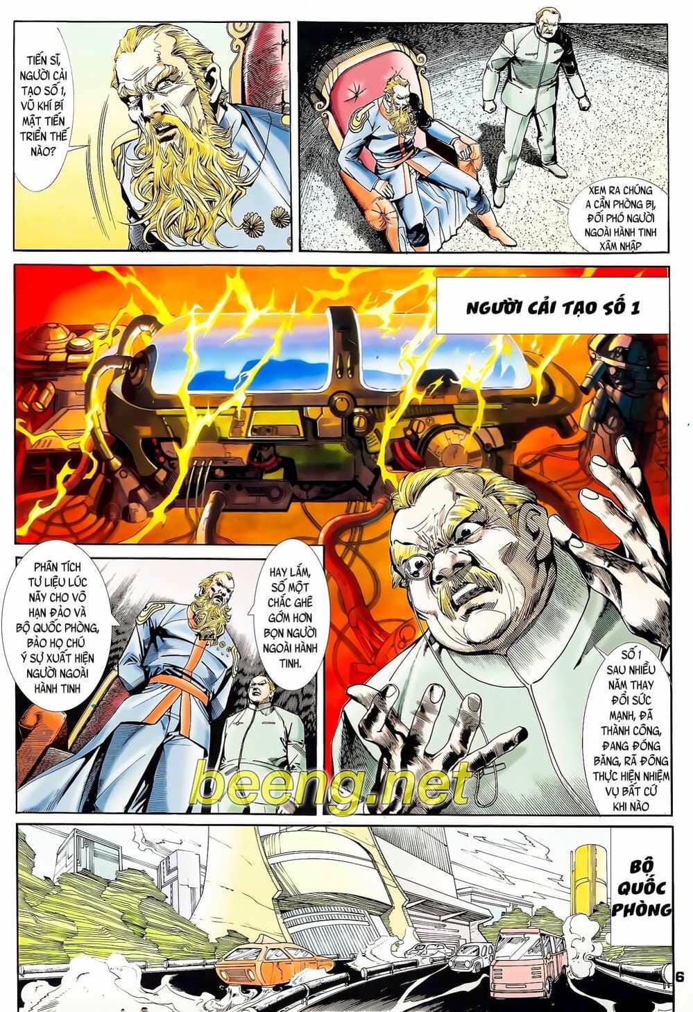 Truyện Tranh Long Hổ 5 Thế trang 8