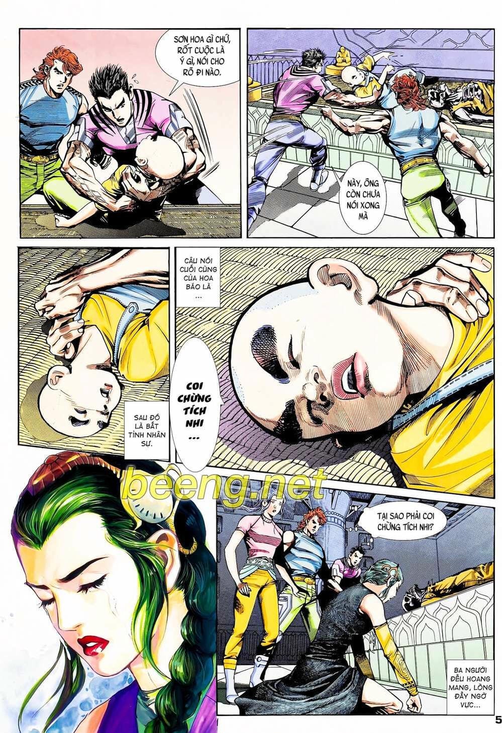 Truyện Tranh Long Hổ 5 Thế trang 8