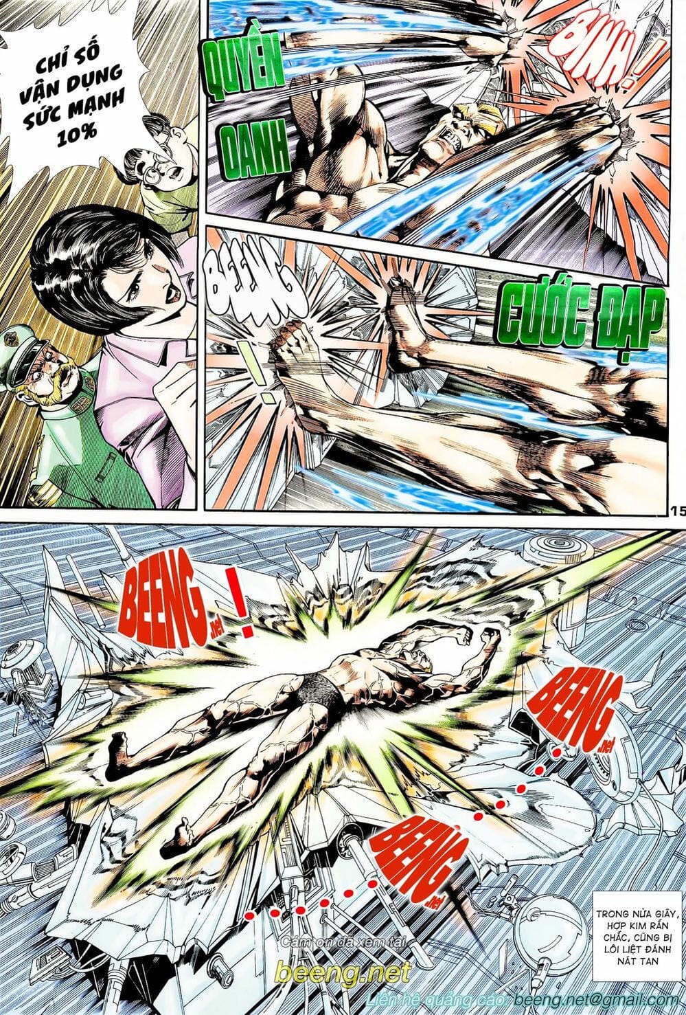 Truyện Tranh Long Hổ 5 Thế trang 8