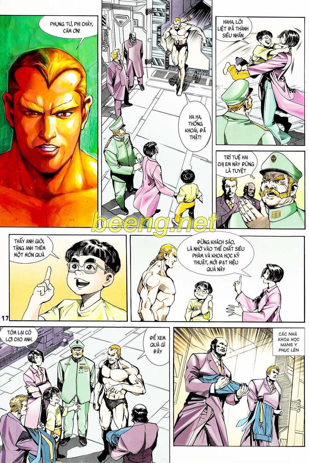 Truyện Tranh Long Hổ 5 Thế trang 8