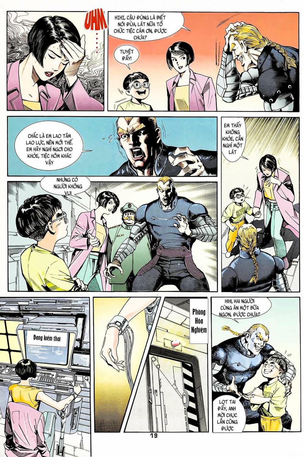 Truyện Tranh Long Hổ 5 Thế trang 8