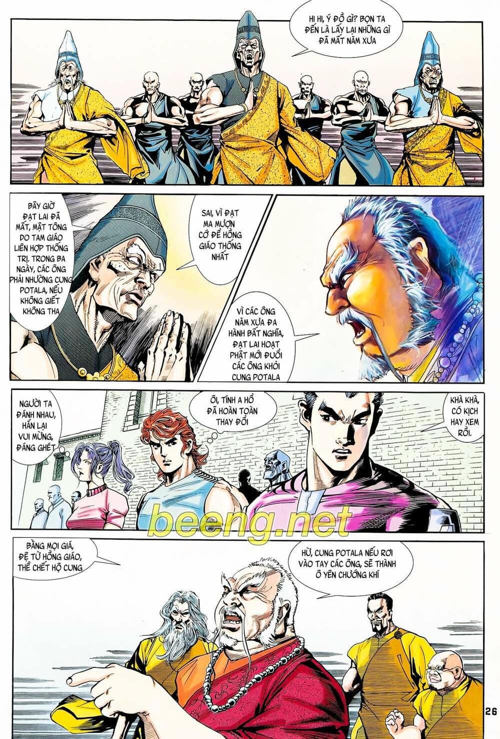 Truyện Tranh Long Hổ 5 Thế trang 8