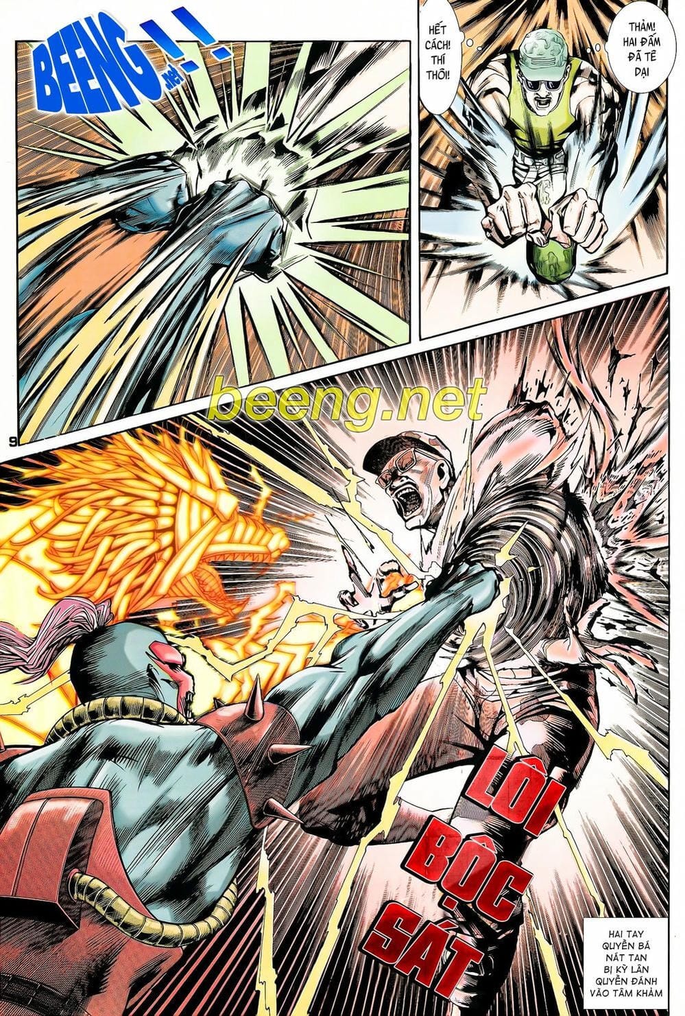 Truyện Tranh Long Hổ 5 Thế trang 8