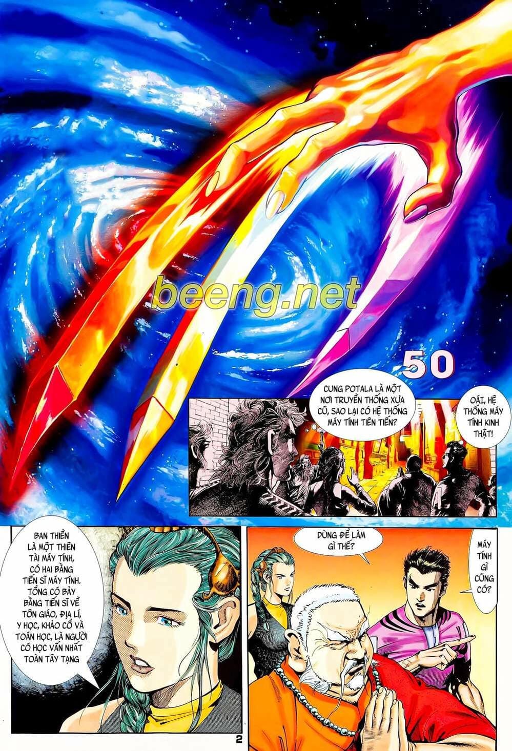 Truyện Tranh Long Hổ 5 Thế trang 8