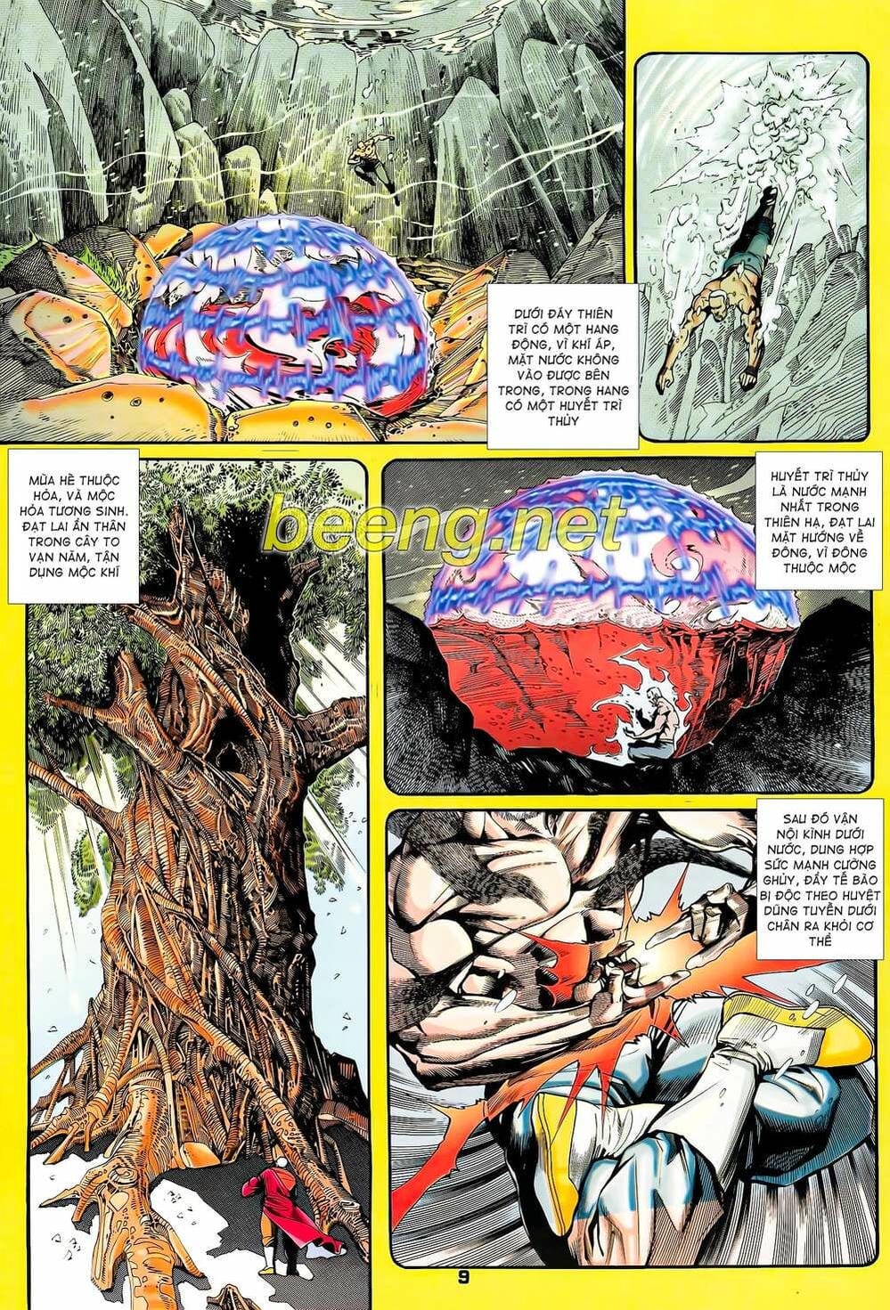 Truyện Tranh Long Hổ 5 Thế trang 8