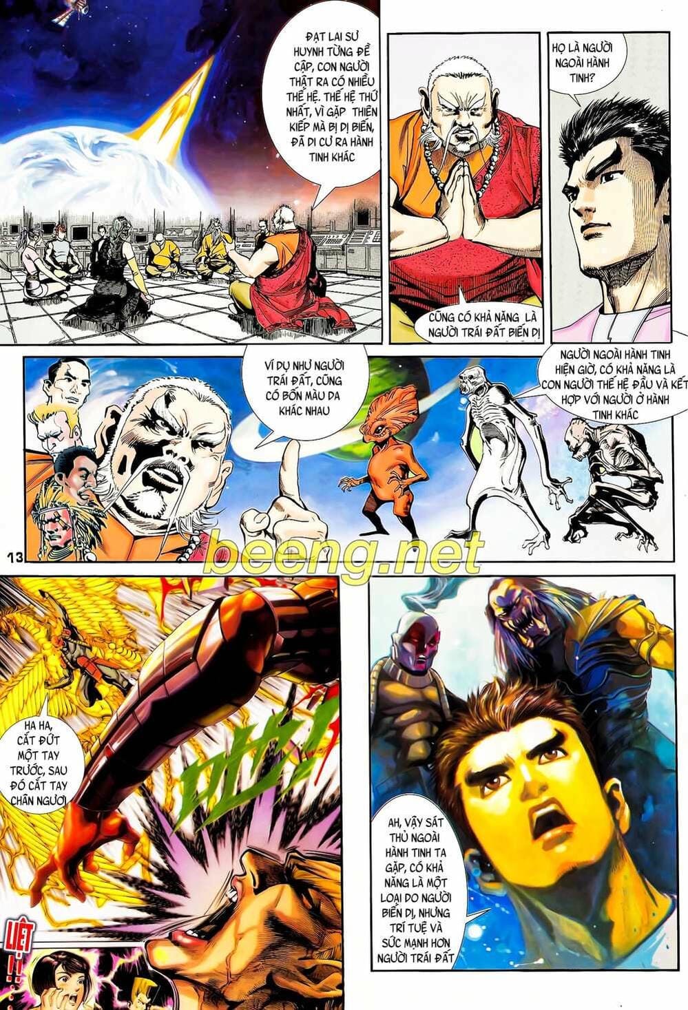 Truyện Tranh Long Hổ 5 Thế trang 8