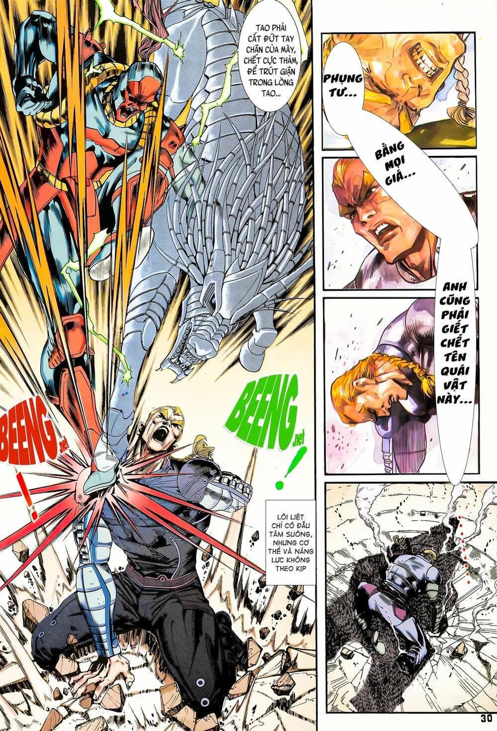 Truyện Tranh Long Hổ 5 Thế trang 8