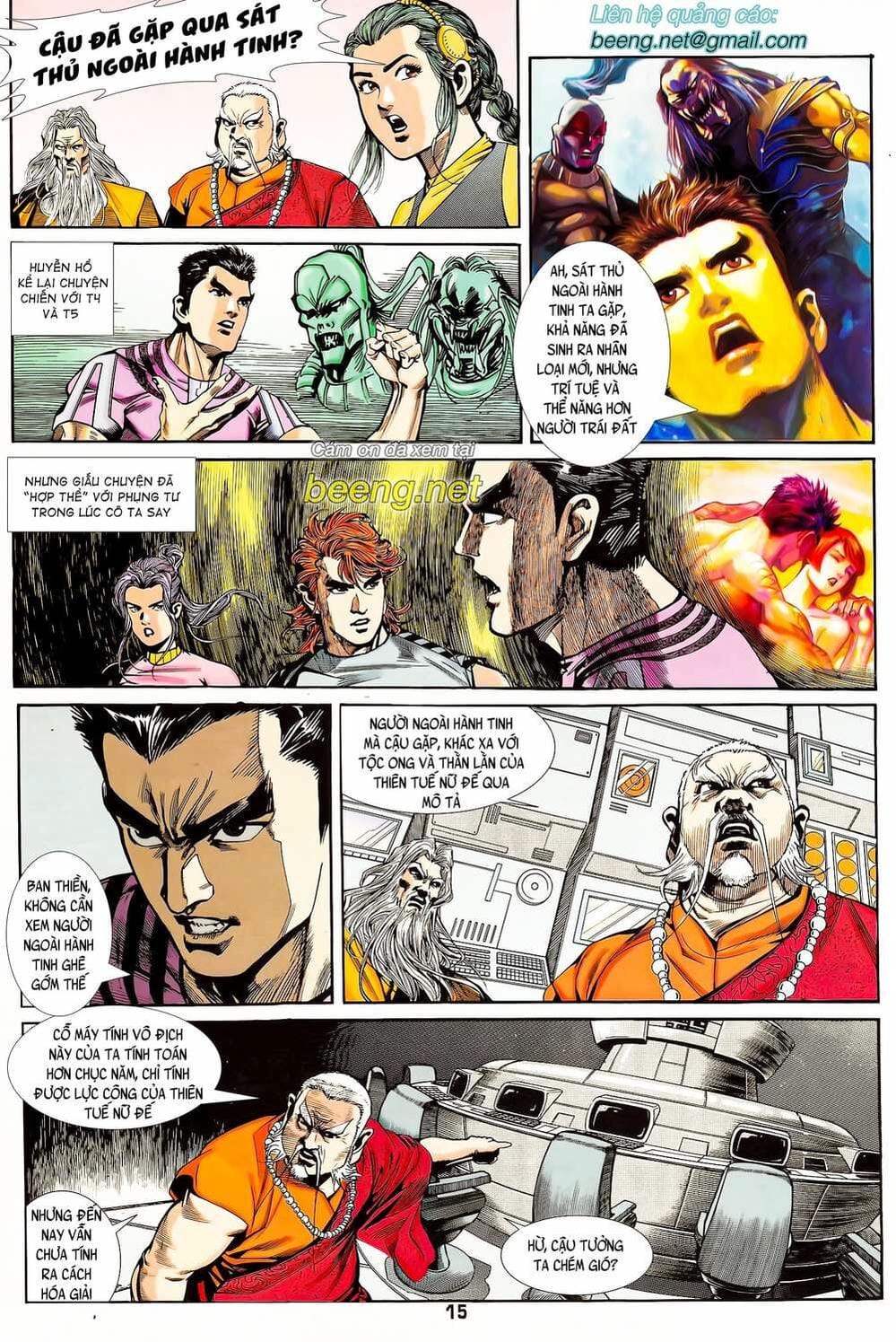 Truyện Tranh Long Hổ 5 Thế trang 8