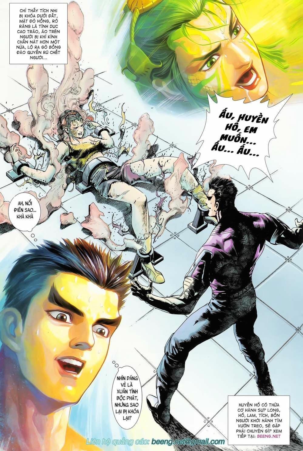 Truyện Tranh Long Hổ 5 Thế trang 8