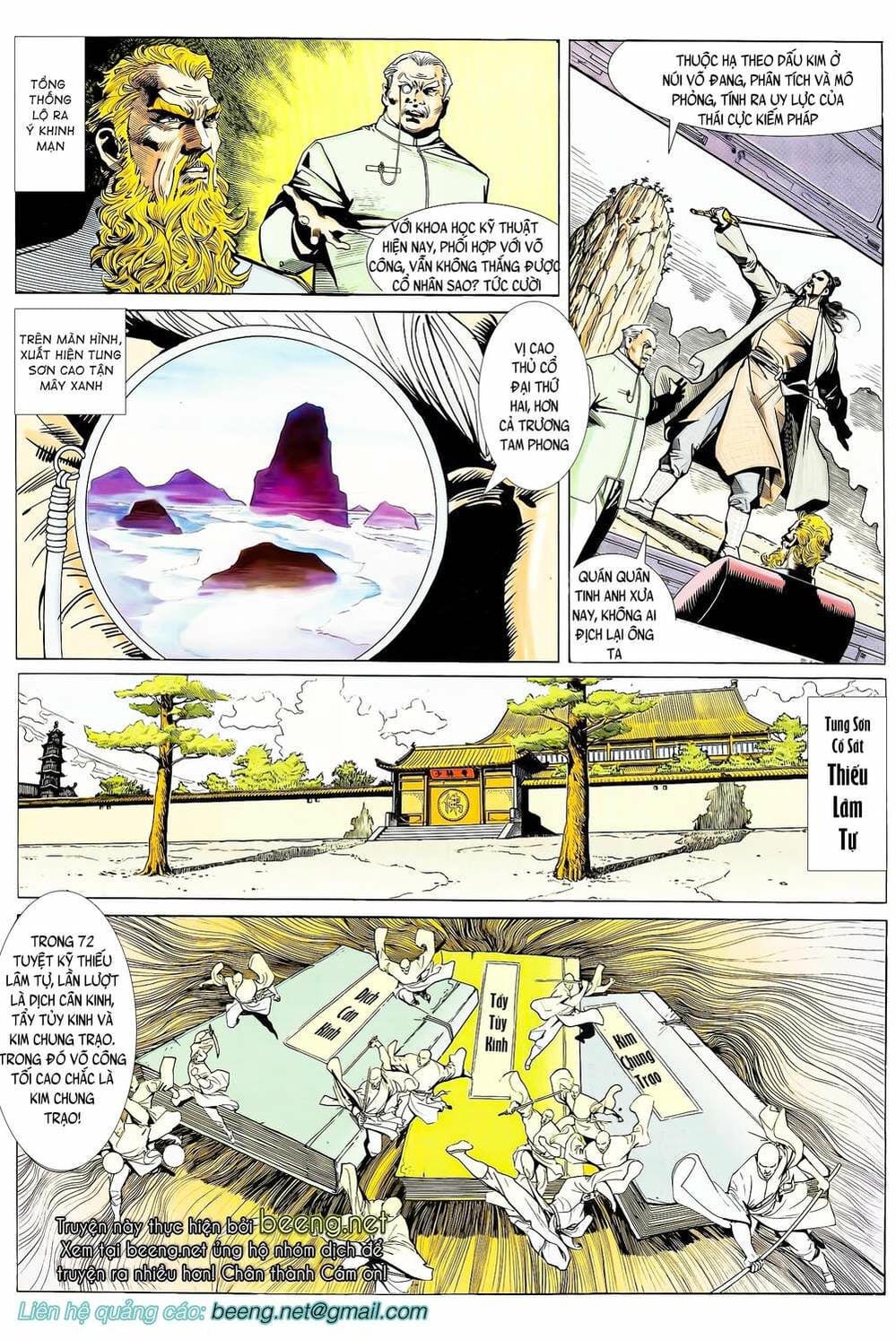 Truyện Tranh Long Hổ 5 Thế trang 8