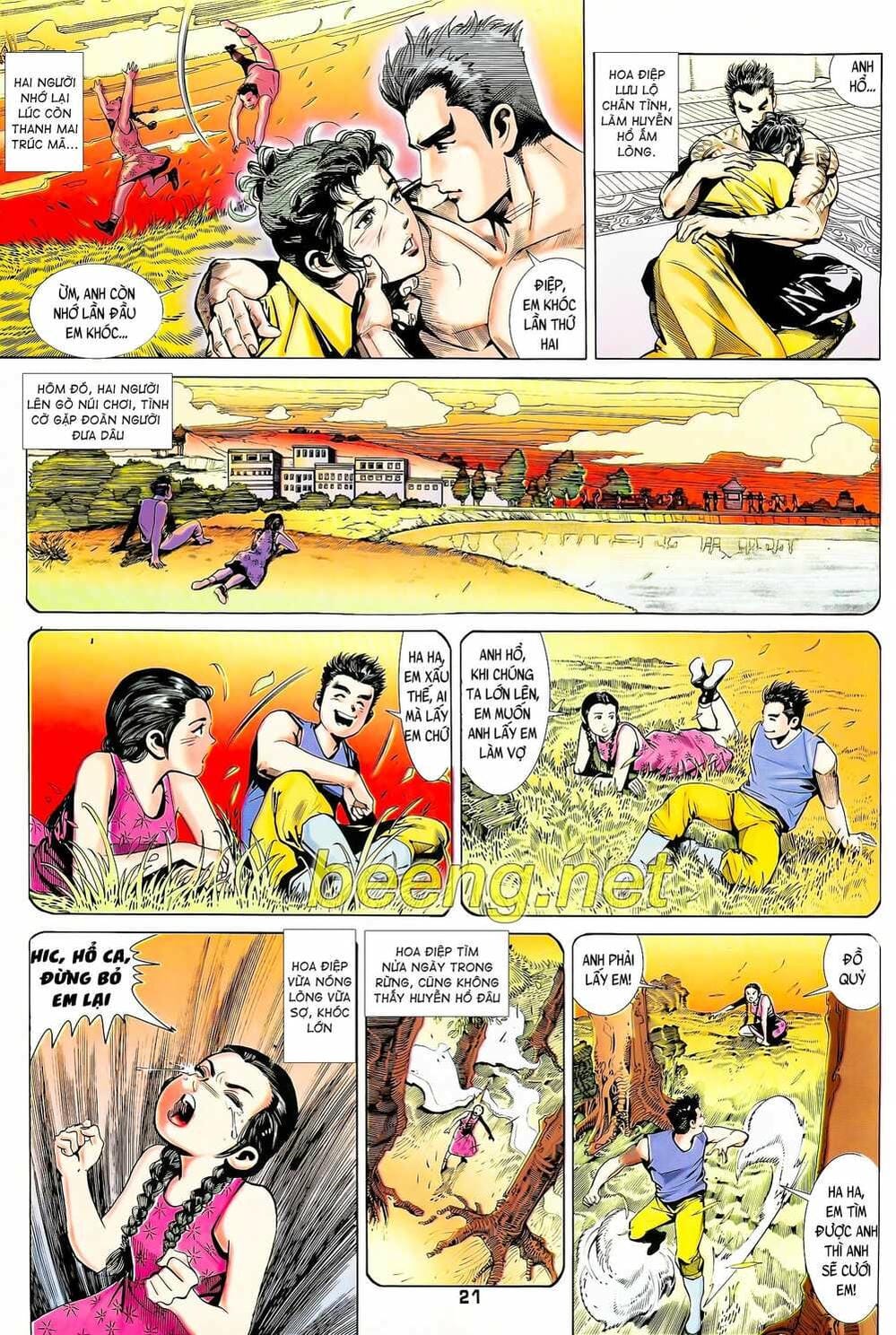 Truyện Tranh Long Hổ 5 Thế trang 8