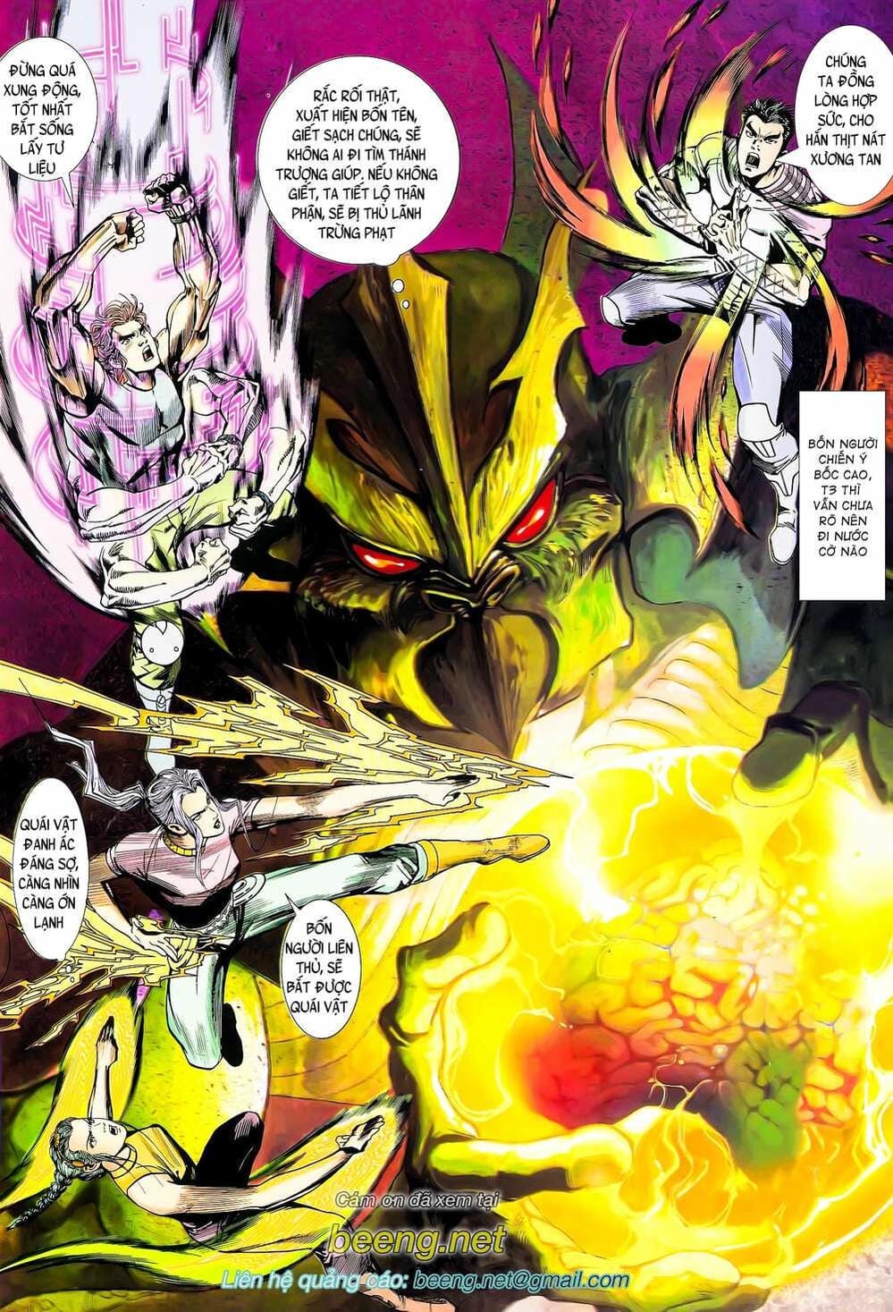 Truyện Tranh Long Hổ 5 Thế trang 8