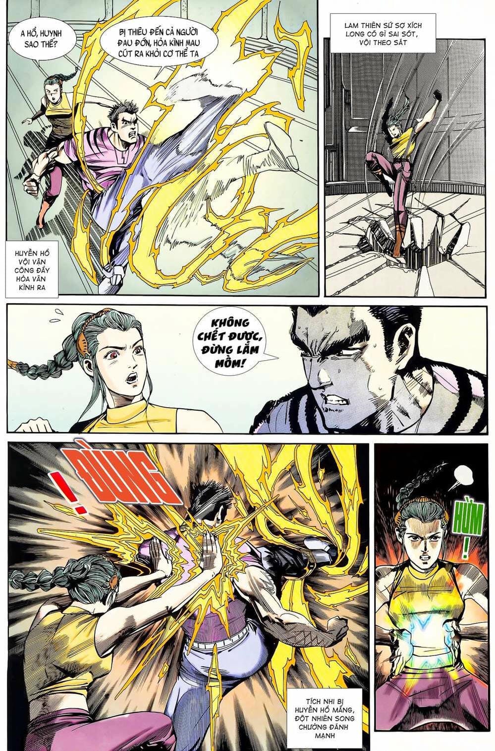 Truyện Tranh Long Hổ 5 Thế trang 8
