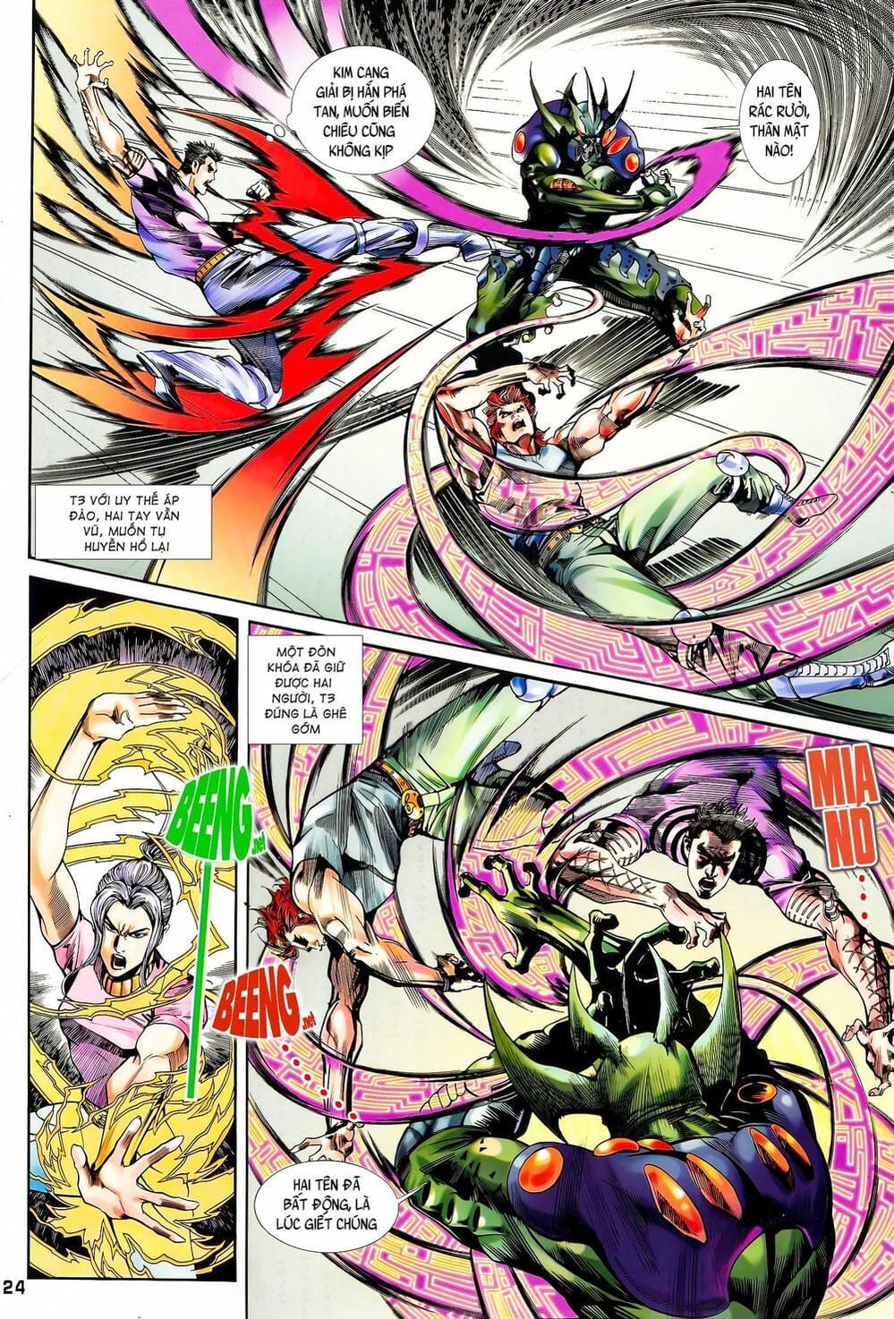 Truyện Tranh Long Hổ 5 Thế trang 8