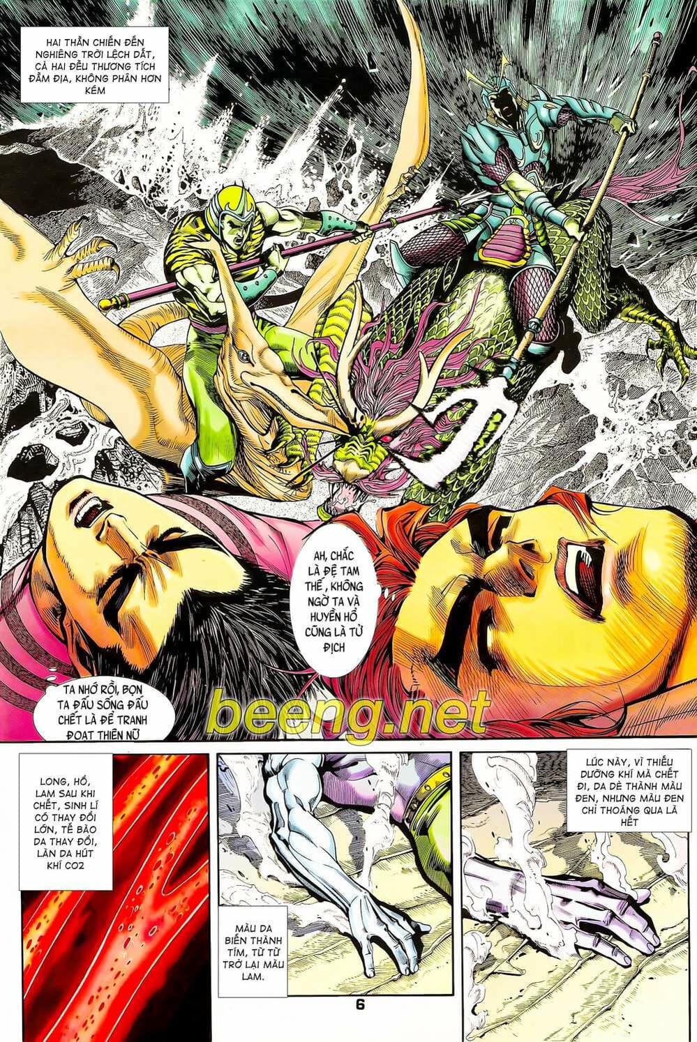 Truyện Tranh Long Hổ 5 Thế trang 8