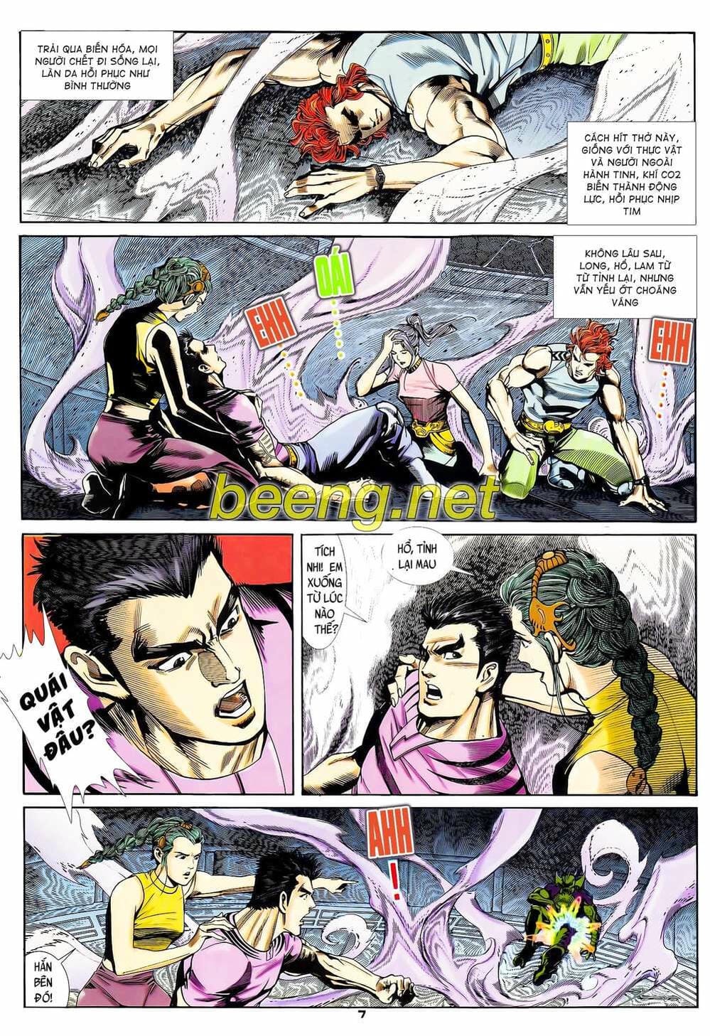 Truyện Tranh Long Hổ 5 Thế trang 8