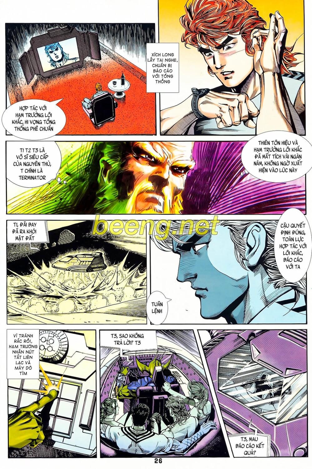 Truyện Tranh Long Hổ 5 Thế trang 8