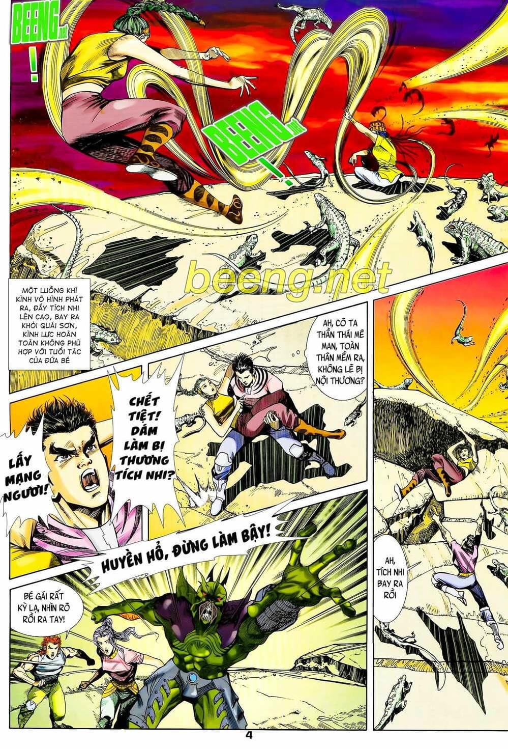 Truyện Tranh Long Hổ 5 Thế trang 8